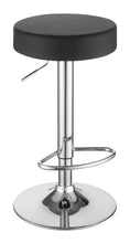 Load image into Gallery viewer, Ramses 29&quot; Adjustable Bar Stool Chrome and Black