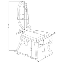 Load image into Gallery viewer, Antoine Rectangular Glass Top Dining Set Chrome