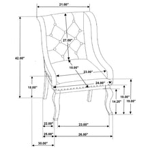 Load image into Gallery viewer, Brockway Dining Arm Chair