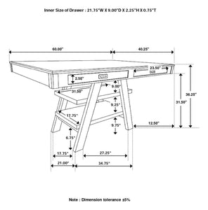 Dewey 5 Pc Counter Height Dining Sets