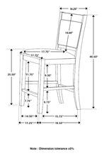 Load image into Gallery viewer, Dewey 5 Pc Counter Height Dining Sets