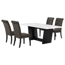 Load image into Gallery viewer, Sherry Rectangular Marble Top Dining Table set