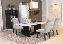 Load image into Gallery viewer, Sherry Rectangular Marble Top Dining Table set