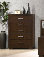 Load image into Gallery viewer, Jessica 5-drawer Chest Cappuccino