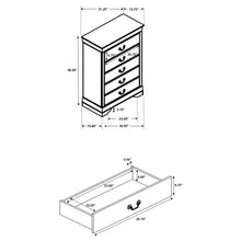 Load image into Gallery viewer, Louis Philippe Chest Brown