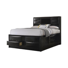 Load image into Gallery viewer, Briana Eastern King Platform Storage Bed Black