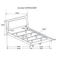 Load image into Gallery viewer, Felicity Panel Bed with LED Lighting