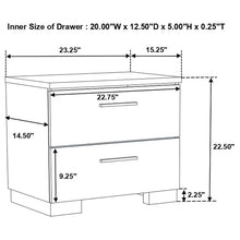Load image into Gallery viewer, Felicity Nightstand