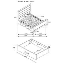 Load image into Gallery viewer, Kauffman Panel Platform Storage Bed