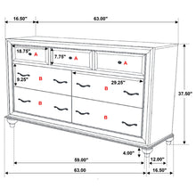 Load image into Gallery viewer, Barzini Dresser