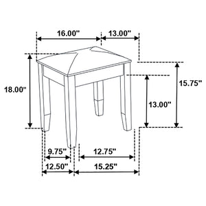 Barzini Vanity Stools