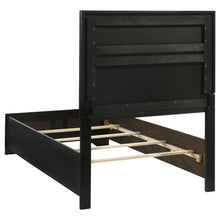Load image into Gallery viewer, Miranda California King, E.King, Queen, Full, &amp; Twin Bed Black &amp; White