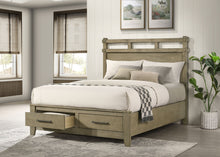 Load image into Gallery viewer, Hazlewood Panel Platform Storage Bed
