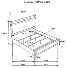 Load image into Gallery viewer, Hazlewood Panel Bed