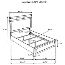 Load image into Gallery viewer, Hazlewood Panel Bed