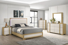 Load image into Gallery viewer, Hyland Panel Bed with LED Lighting