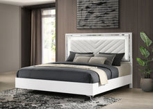 Load image into Gallery viewer, Cassia Panel Bed with LED Lighting