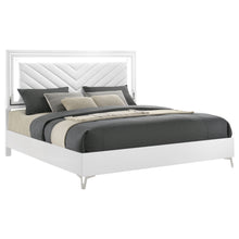 Load image into Gallery viewer, Cassia Panel Bed with LED Lighting