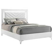Load image into Gallery viewer, Cassia Panel Bed with LED Lighting