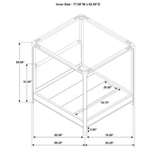 Load image into Gallery viewer, Solano Canopy Panel Platform Bed