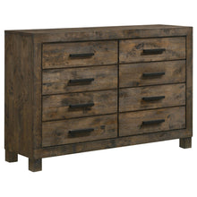 Load image into Gallery viewer, Woodmont 8-drawer Dresser Rustic Golden Brown