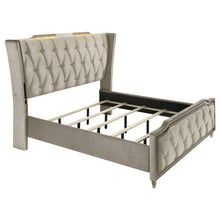Load image into Gallery viewer, Lorient Wingback Bed with LED Lighting