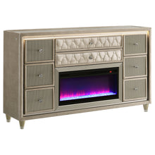 Load image into Gallery viewer, Lorient LED Dresser with Flame Visualizer
