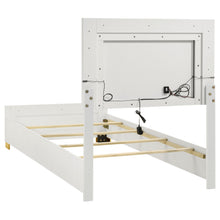 Load image into Gallery viewer, Marceline Panel Bed with LED Lighting
