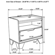 Load image into Gallery viewer, Henderson Nightstand with LED Lighting