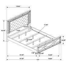 Load image into Gallery viewer, Gunnison Panel Bed with LED Lighting