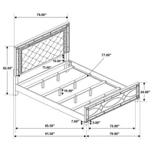 Load image into Gallery viewer, Gunnison Panel Bed with LED Lighting