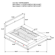 Load image into Gallery viewer, Winslow Queen &amp; E.King Bed