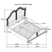 Load image into Gallery viewer, Evangeline Panel Bed with LED Lighting