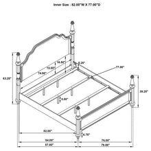 Load image into Gallery viewer, Andover Four-Poster Panel Bed
