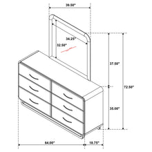 Load image into Gallery viewer, Amsbury Dresser with Mirror