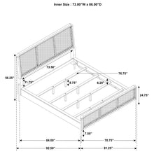 Load image into Gallery viewer, Arini Panel Bed