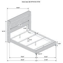 Load image into Gallery viewer, Lucia 4 &amp; 5 Piece Bedroom Set King &amp; Queen Beige &amp; Grey