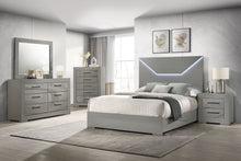 Load image into Gallery viewer, Ives Panel Bed with LED Lighting