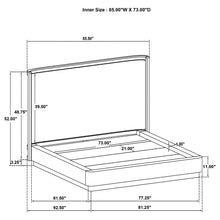 Load image into Gallery viewer, Kailani Wingback Platform Bed