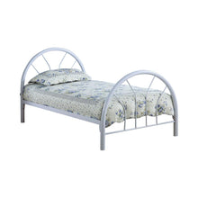 Load image into Gallery viewer, Marjorie Twin Platform Bed Black, Blue, &amp; White