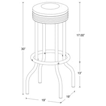 Load image into Gallery viewer, Retro Swivel Bar Stool
