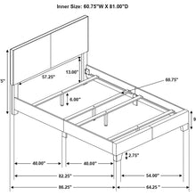 Load image into Gallery viewer, Dorian Panel Bed