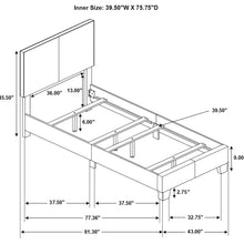 Load image into Gallery viewer, Dorian Panel Bed