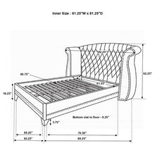 Load image into Gallery viewer, Barzini Wingback Platform Bed