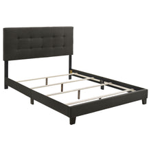 Load image into Gallery viewer, Mapes Tufted Upholstered Eastern King, Queen, Twin &amp; Full Bed Charcoal &amp; Grey
