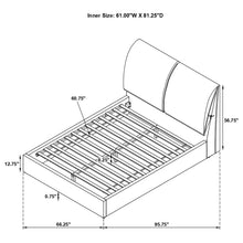 Load image into Gallery viewer, Gwendoline Panel Platform Bed