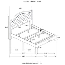 Load image into Gallery viewer, Sonoma Wingback Bed