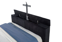 Load image into Gallery viewer, Tisdall Wingback TV Bed with Flame Visualizer
