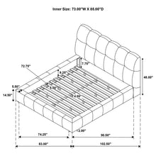 Load image into Gallery viewer, Nollet Panel Platform Bed