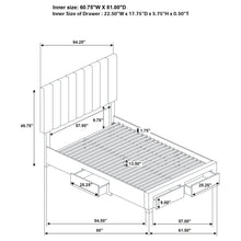 Load image into Gallery viewer, Wheatland Panel Platform Storage Bed